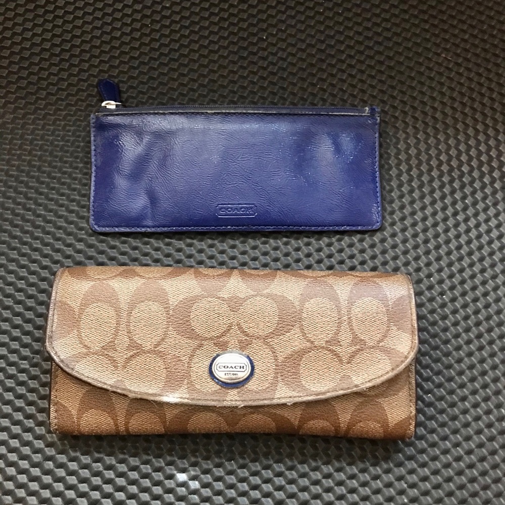 Coach Legacy Wallet with Checkbook/Coin Pouch